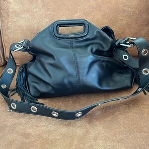 Maje Miss M Bag smooth leather Black